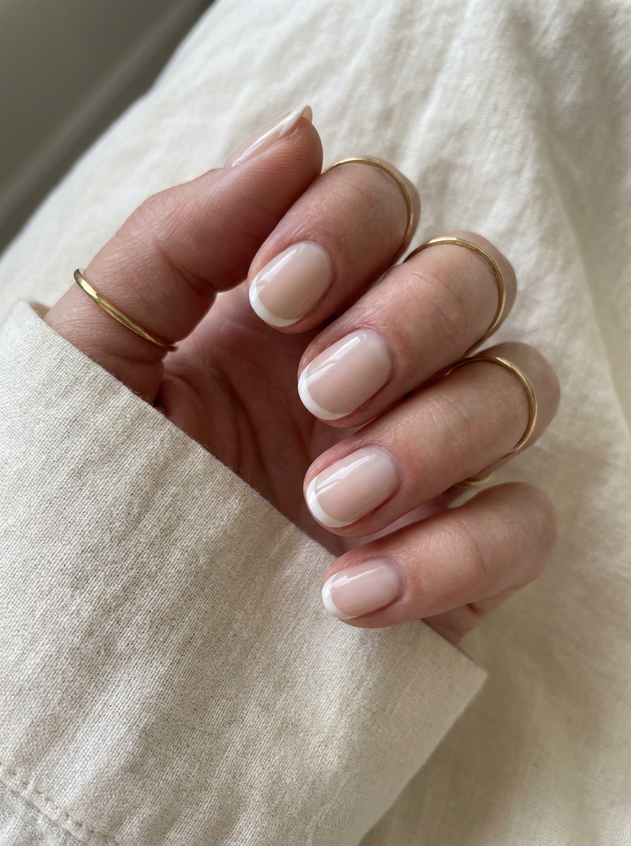 Classic Milky French Nails als Milky French Nägel Inspiration 2026